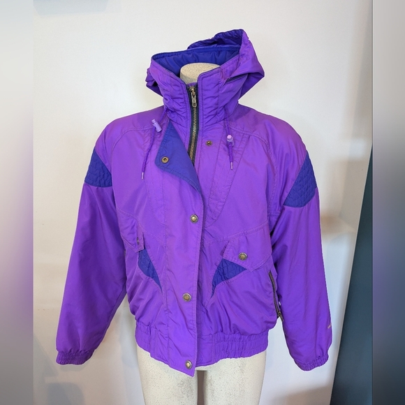 Vintage 90’s Sun Ice Fire Ice Women’s Sz M 12 Purple Winter Snow Ski Jacket - Picture 1 of 16